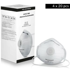 Atemschutzmaske FFP2 Weiß 80er-Set