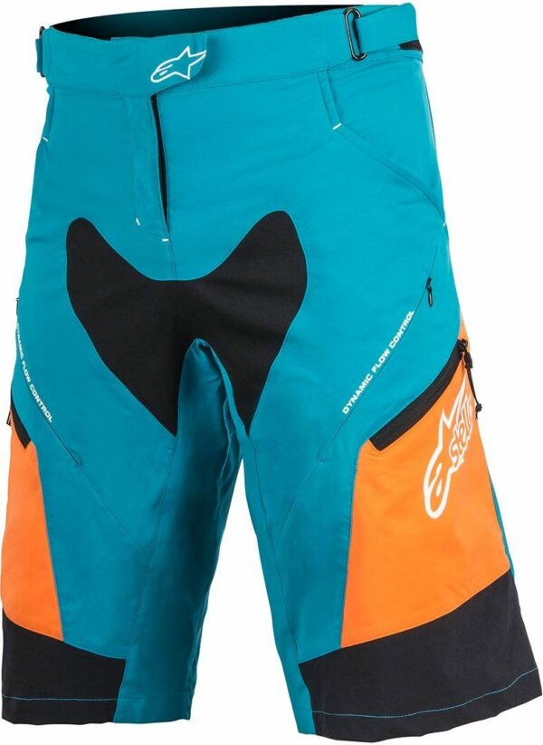 Alpinestars Stella Drop 2 Damen Fahrradshorts, blau-orange, Größe 30, blau-orange, Größe 30