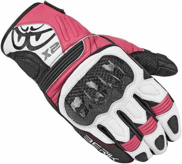 Berik LDX Damen Handschuhe, schwarz-pink, Größe L, schwarz-pink, Größe L