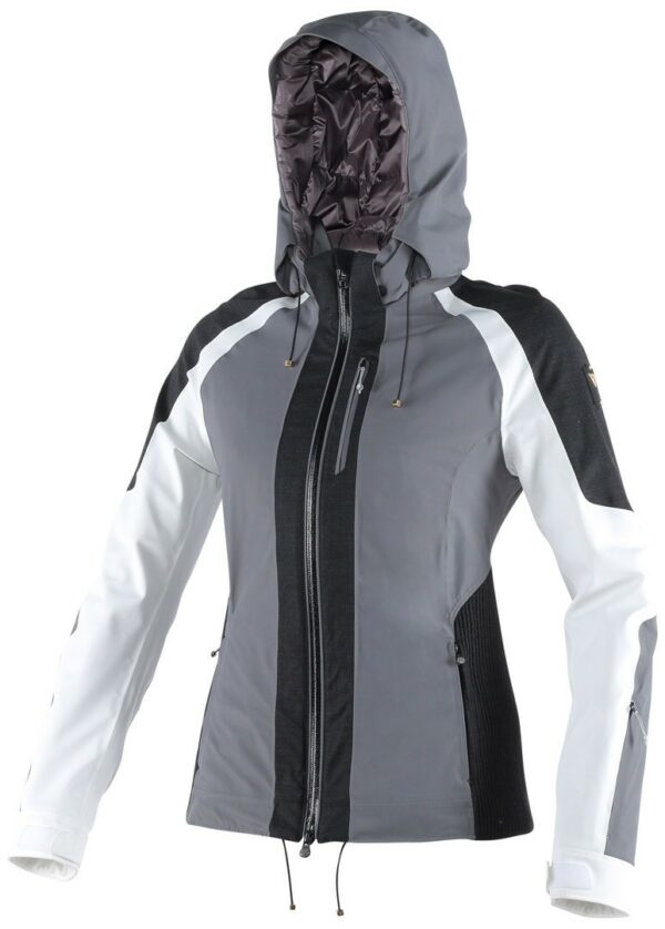 Dainese Febe D-Dry Ski Damenjacke, schwarz-grau-weiss, Größe L, schwarz-grau-weiss, Größe L