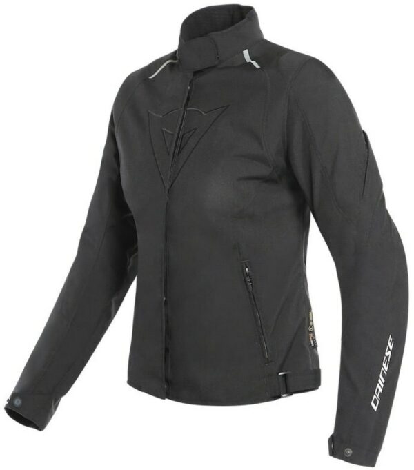 Dainese Laguna Seca 3 D-Dry Damen Motorrad Textiljacke, schwarz, Größe 38, schwarz, Größe 38