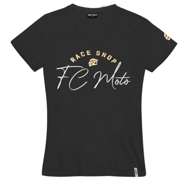 FC-Moto FCM-Sign-T Damen T-Shirt, schwarz, Größe XS, schwarz, Größe XS