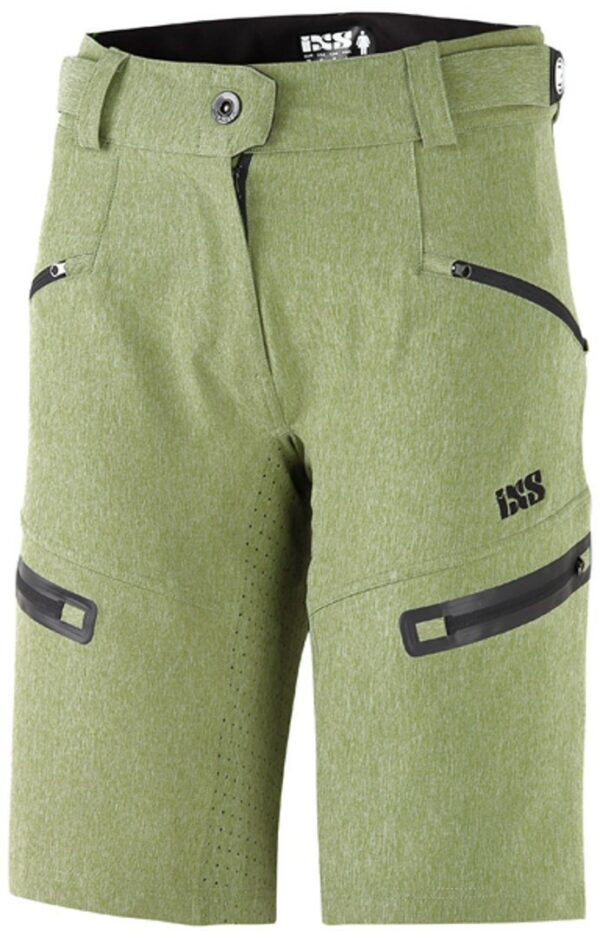 IXS Sever 6.1 BC Damen Shorts, grün, Größe S, grün, Größe S