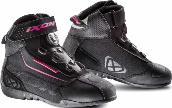 Ixon Assault Evo Lady Motorradschuhe, schwarz-pink, Größe 36 für Frauen, schwarz-pink, Größe 36