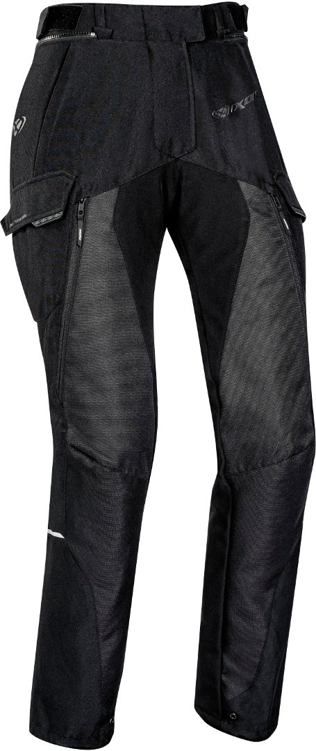 Ixon Balder Damen Motorrad Textilhose, schwarz, Größe XS, schwarz, Größe XS
