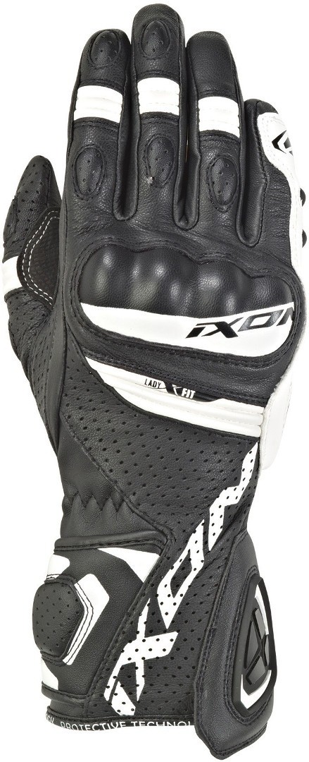 Ixon Rs Tempo Air Damen Handschuhe, schwarz-weiss, Größe XS, schwarz-weiss, Größe XS