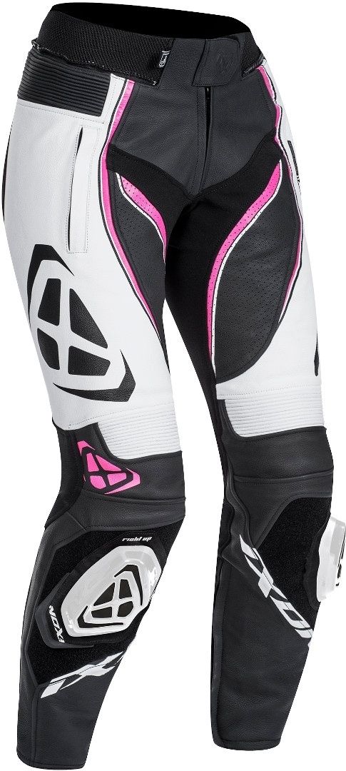 Ixon Vortex Damen Motorradhose, schwarz-pink, Größe XS, schwarz-pink, Größe XS