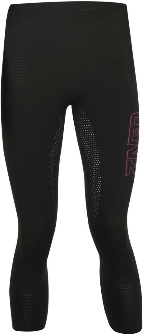 Lenz 3.0 3/4 Damenhose, schwarz-pink, Größe XS, schwarz-pink, Größe XS