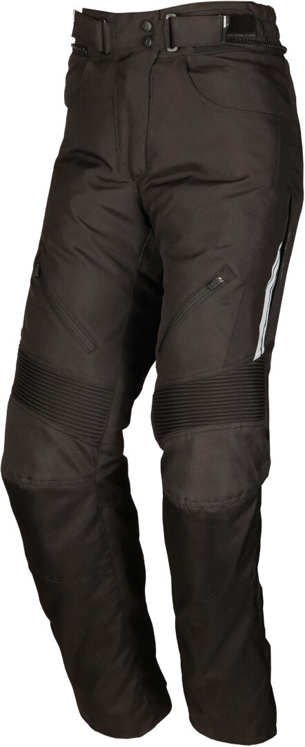 Modeka Violetta Damen Motorrad Textilhose, schwarz, Größe 34, schwarz, Größe 34