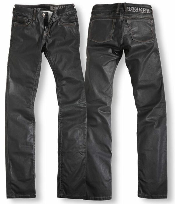 Rokker The Black Diva Jeans - Damen, schwarz, Größe 24, schwarz, Größe 24