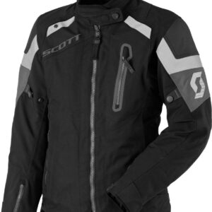 Scott Definit Pro DP Damen Motorrad Textiljacke, schwarz-grau, Größe 38, schwarz-grau, Größe 38