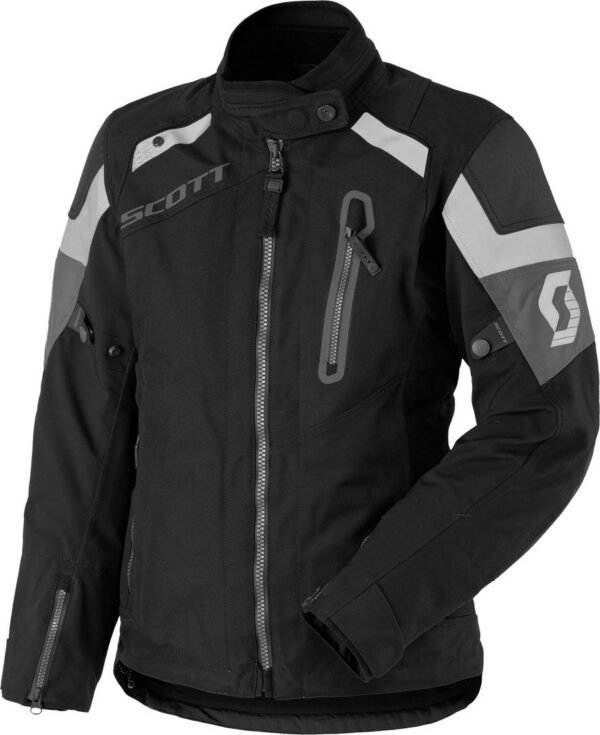 Scott Definit Pro DP Damen Motorrad Textiljacke, schwarz-grau, Größe 38, schwarz-grau, Größe 38