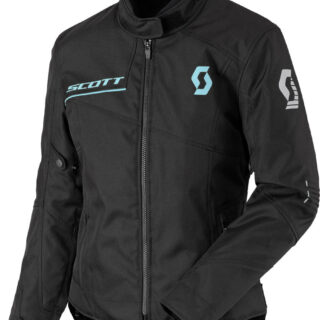 Scott Sport Pro DP Damen Motorrad Textiljacke, schwarz-blau, Größe 36, schwarz-blau, Größe 36