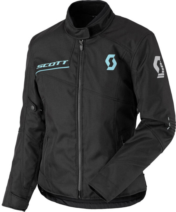 Scott Sport Pro DP Damen Motorrad Textiljacke, schwarz-blau, Größe 36, schwarz-blau, Größe 36