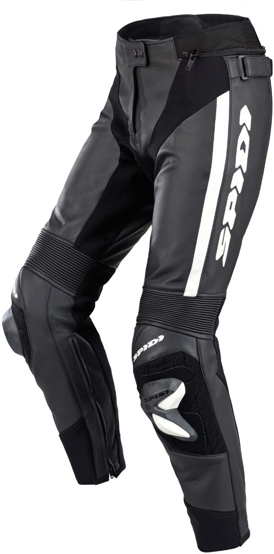 Spidi RR Pro 2 Damen Motorrad Lederhose, schwarz-weiss, Größe 44, schwarz-weiss, Größe 44
