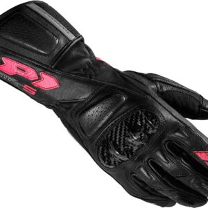 Spidi STR-5 Damen Motorrad Handschuhe, schwarz-pink, Größe XS, schwarz-pink, Größe XS