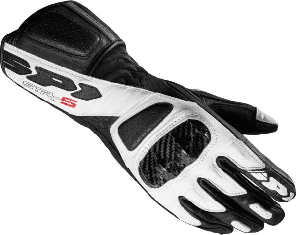 Spidi STR-5 Damen Motorrad Handschuhe, schwarz-weiss, Größe XS, schwarz-weiss, Größe XS