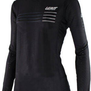 Leatt MTB Gravity 4.0 Damen Fahrrad Jersey, schwarz, Größe XS, schwarz, Größe XS