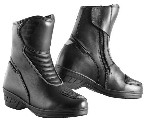 Bogotto Ldy wasserdichte Damen Motorrad Stiefel, schwarz, Größe 40, schwarz, Größe 40