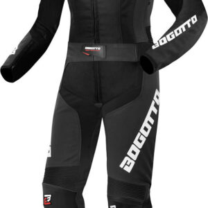 Bogotto Losail 2-Teiler Damen Motorrad Lederkombi, schwarz, Größe 34, schwarz, Größe 34