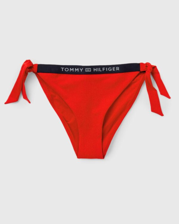 Tommy Hilfiger WMNS CHEEKY SIDE TIE BIKINI Bottoms red female Swimwear jetzt erhältlich auf BSTN.com in Größe L