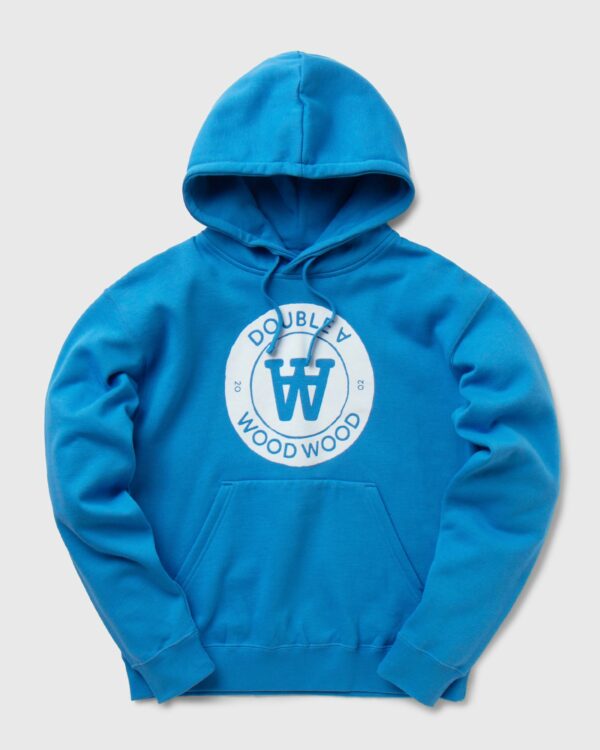 Wood Wood WMNS Jenn Crest hoodie blue female Hoodies jetzt erhältlich auf BSTN.com in Größe XS