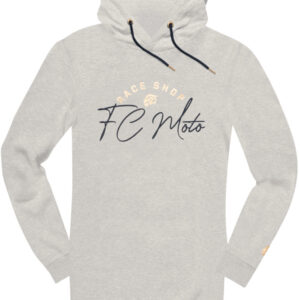 FC-Moto FCM-Sign-D Damen Long-Kapuzensweatshirt, grau, Größe XS, grau, Größe XS