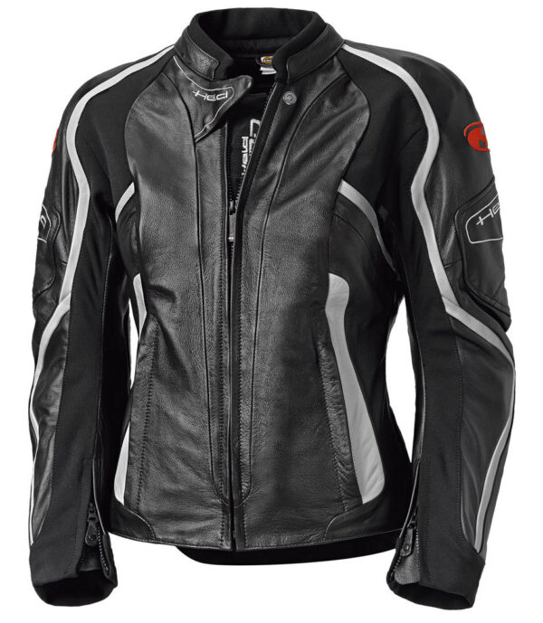 Held Namiko Damen Motorrad Lederjacke, schwarz-weiss, Größe 34, schwarz-weiss, Größe 34
