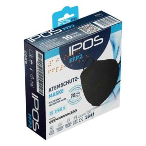 IPOS FFP2-Atemschutzmaske schwarz