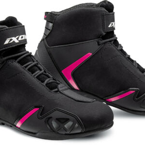 Ixon Gambler WP Damen Motorradschuhe, schwarz-pink, Größe 36, schwarz-pink, Größe 36