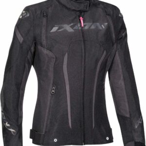 Ixon Striker Damen Motorrad Textiljacke, schwarz, Größe XS, schwarz, Größe XS