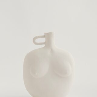 Know Your Lemons x NA-KD Female Figure Vase - White