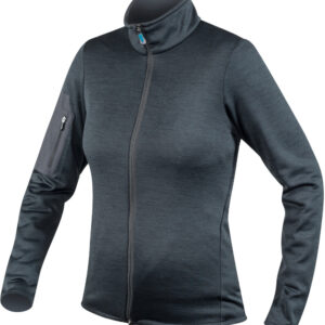 Komperdell Full Zip Sweater Damen Protektorenjacke, schwarz-blau, Größe 25 2XS, schwarz-blau, Größe 25 2XS