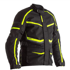 RST Maverick Damen Motorrad Textiljacke, schwarz-gelb, Größe M, schwarz-gelb, Größe M
