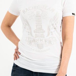 Rokker Performance Racing Team Damen T-Shirt, weiss, Größe S, weiss, Größe S