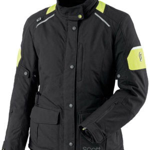 Scott Turn DP Damen Motorrad Textiljacke, schwarz-gelb, Größe 38, schwarz-gelb, Größe 38