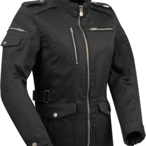 Segura Leyton Damen Motorrad Textiljacke, schwarz, Größe 42, schwarz, Größe 42