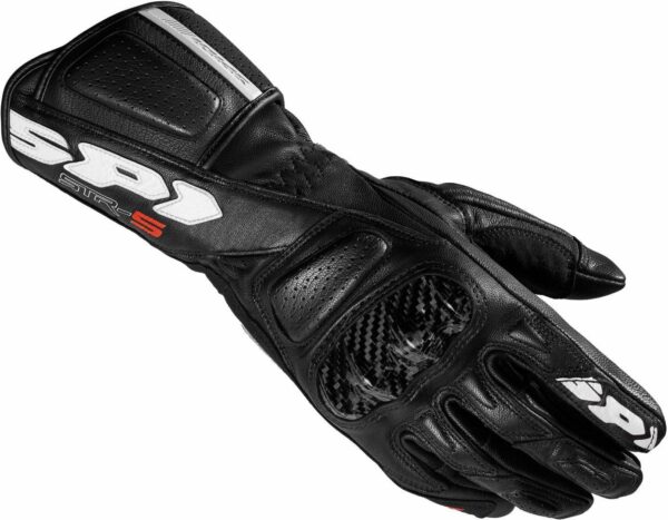 Spidi STR-5 Damen Motorrad Handschuhe, schwarz, Größe XS, schwarz, Größe XS