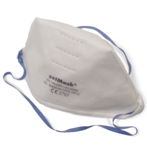 zetMask® FFP2 NR D Feinstaubfiltermasken, ohne Ventil, Einweg-Atemschutzmasken zum Schutz gegen feste und flüssige Partikel, 1 Karton = 12 Boxen à 20 Stück = 240 Stück
