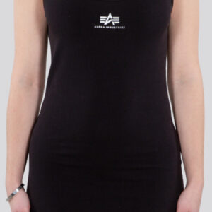 Alpha Industries Basic Small Logo Damen Kleid, schwarz, Größe XS, schwarz, Größe XS