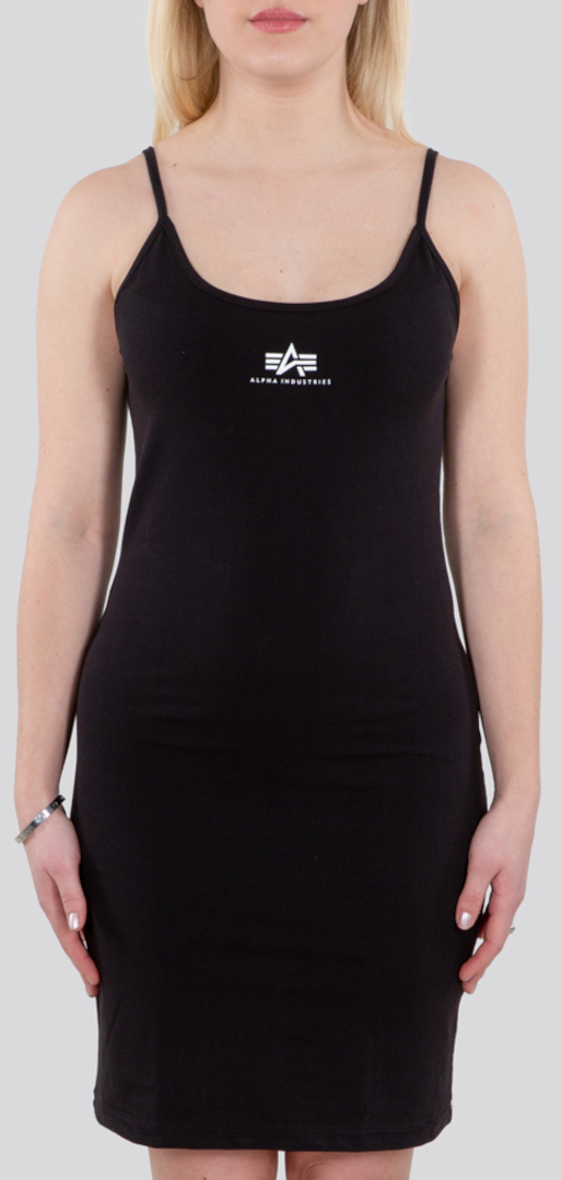 Alpha Industries Basic Small Logo Damen Kleid, schwarz, Größe XS, schwarz, Größe XS