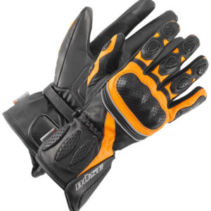 Büse Pit Lane Damen Handschuhe, schwarz-orange, Größe S, schwarz-orange, Größe S