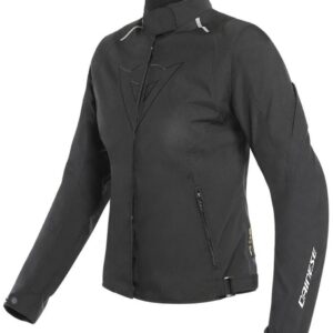 Dainese Laguna Seca 3 D-Dry Damen Motorrad Textiljacke, schwarz, Größe 38, schwarz, Größe 38