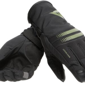 Dainese Plaza 3 D-Dry Damen Motorrad Handschuhe, schwarz-grün, Größe XS, schwarz-grün, Größe XS