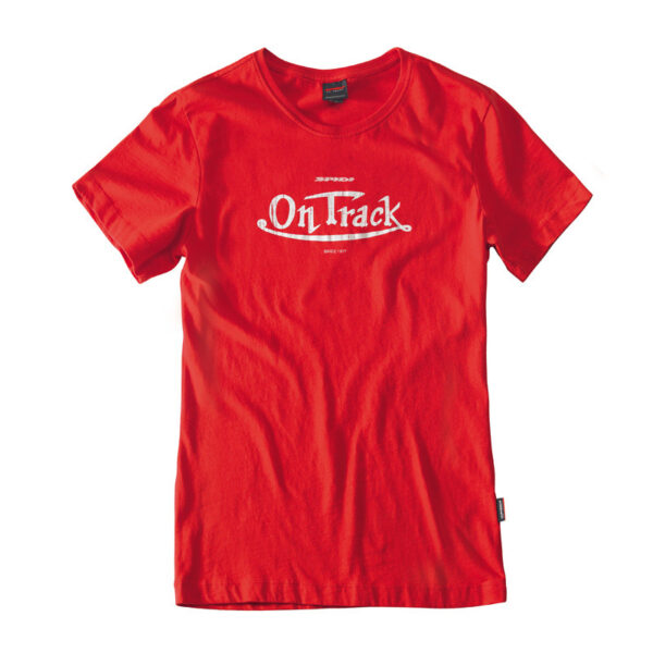 Spidi On Track Lady T-Shirt, rot, Größe S für Frauen, rot, Größe S