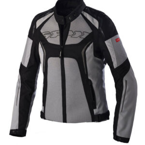 Spidi Tronik Net Damen Motorrad Jacke, schwarz-grau, Größe XS, schwarz-grau, Größe XS