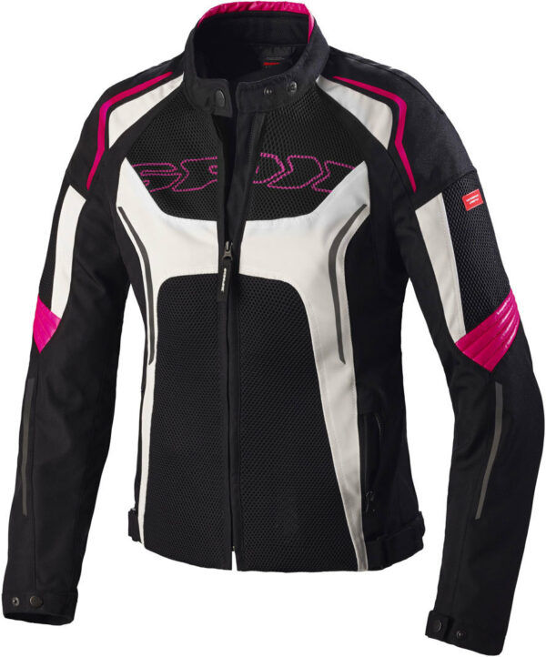 Spidi Tronik Net Damen Motorrad Jacke, schwarz-pink, Größe XS, schwarz-pink, Größe XS
