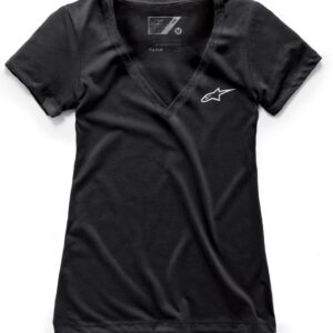 Alpinestars Ageless V-Neck Damen T-Shirt, schwarz, Größe XS, schwarz, Größe XS