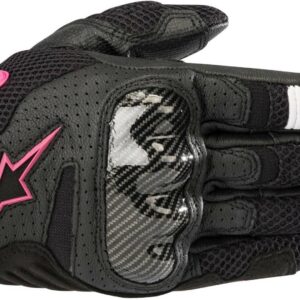 Alpinestars Stella SMX 1 Air V2 Damenhandschuhe, schwarz-pink, Größe S, schwarz-pink, Größe S
