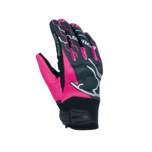Bering Lady Walshe Gloves Black Fuchsia T5